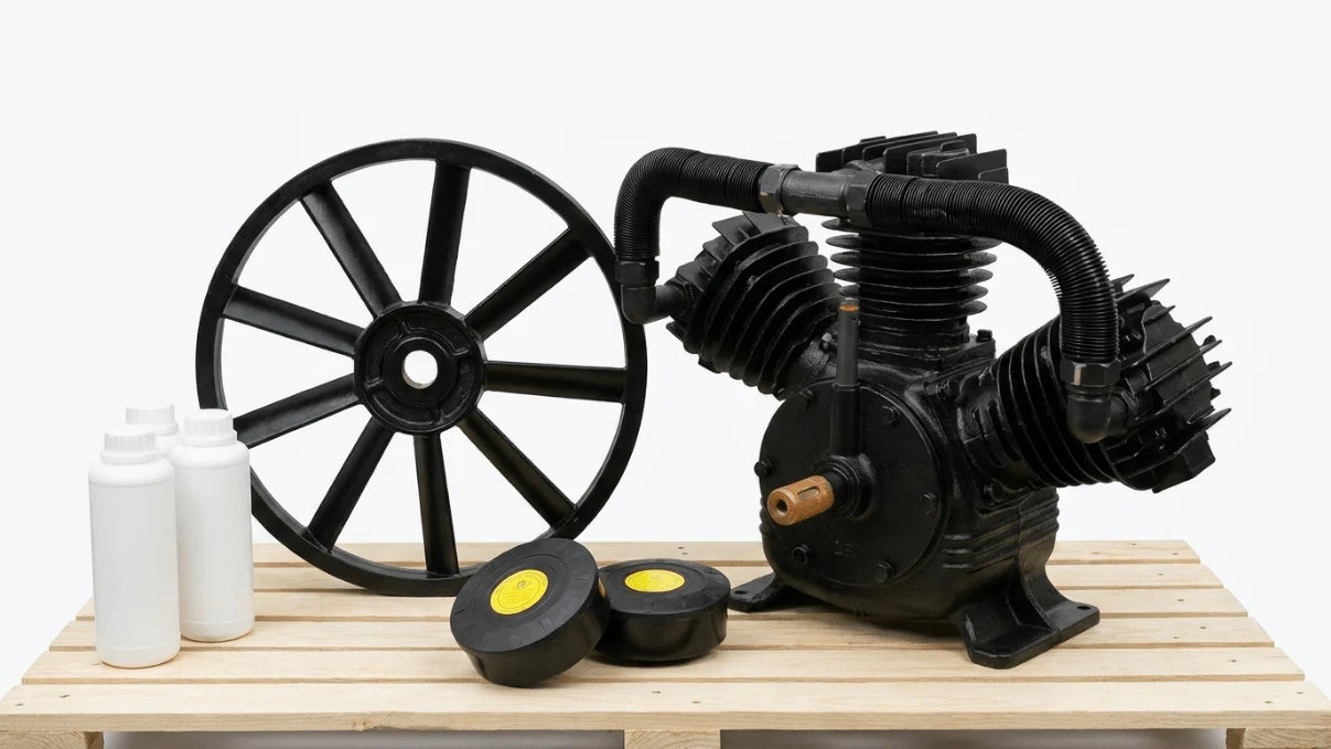15HP & 13 HP Gas Air Compressor with Electric Start – 66 & 39 Gallon Tank Options | Heavy-Duty Portable Unit - Image 7