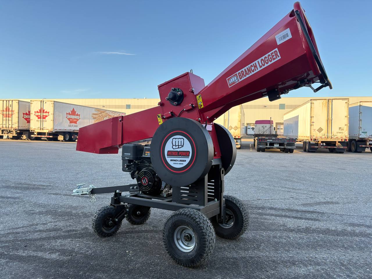 New 15HP Gas Wood Chipper – Heavy-Duty Tree & Yard Waste Branch Shredder – DRBL15M - Image 7