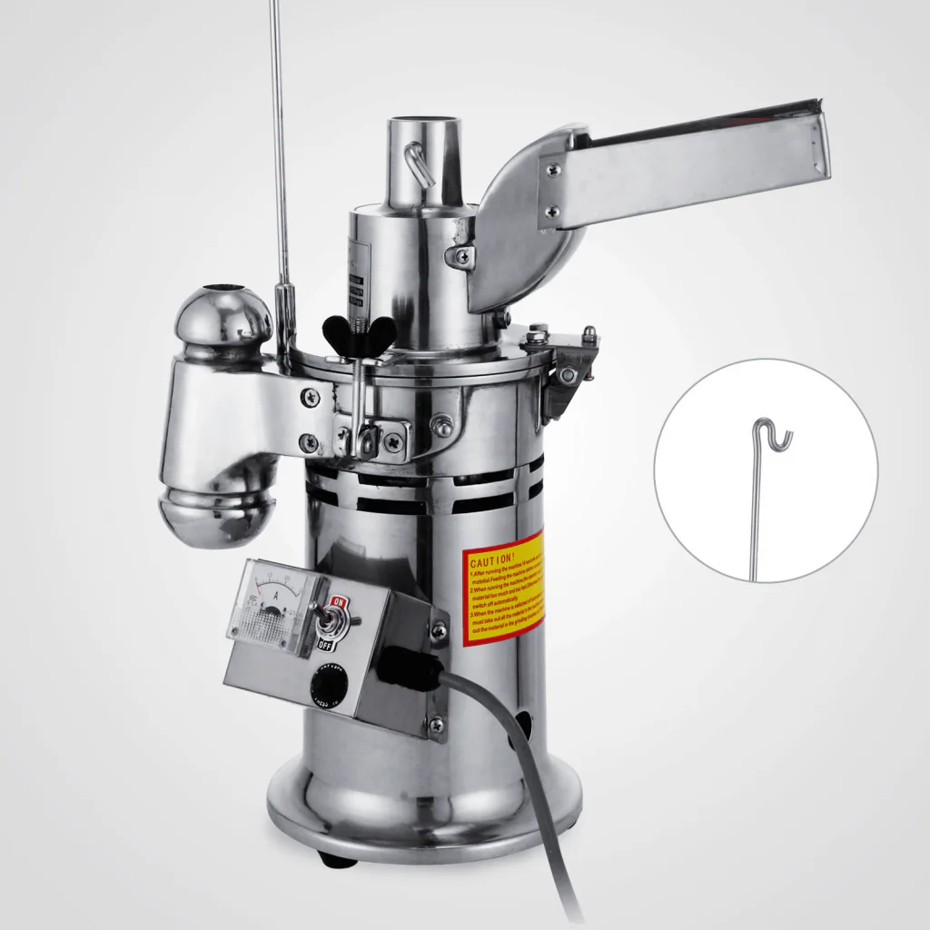 New Automatic Herb Grinder 15kg Hammer Mill Pulverizer – Industrial-Grade Herb & Spice Crusher 518HPV - Image 4