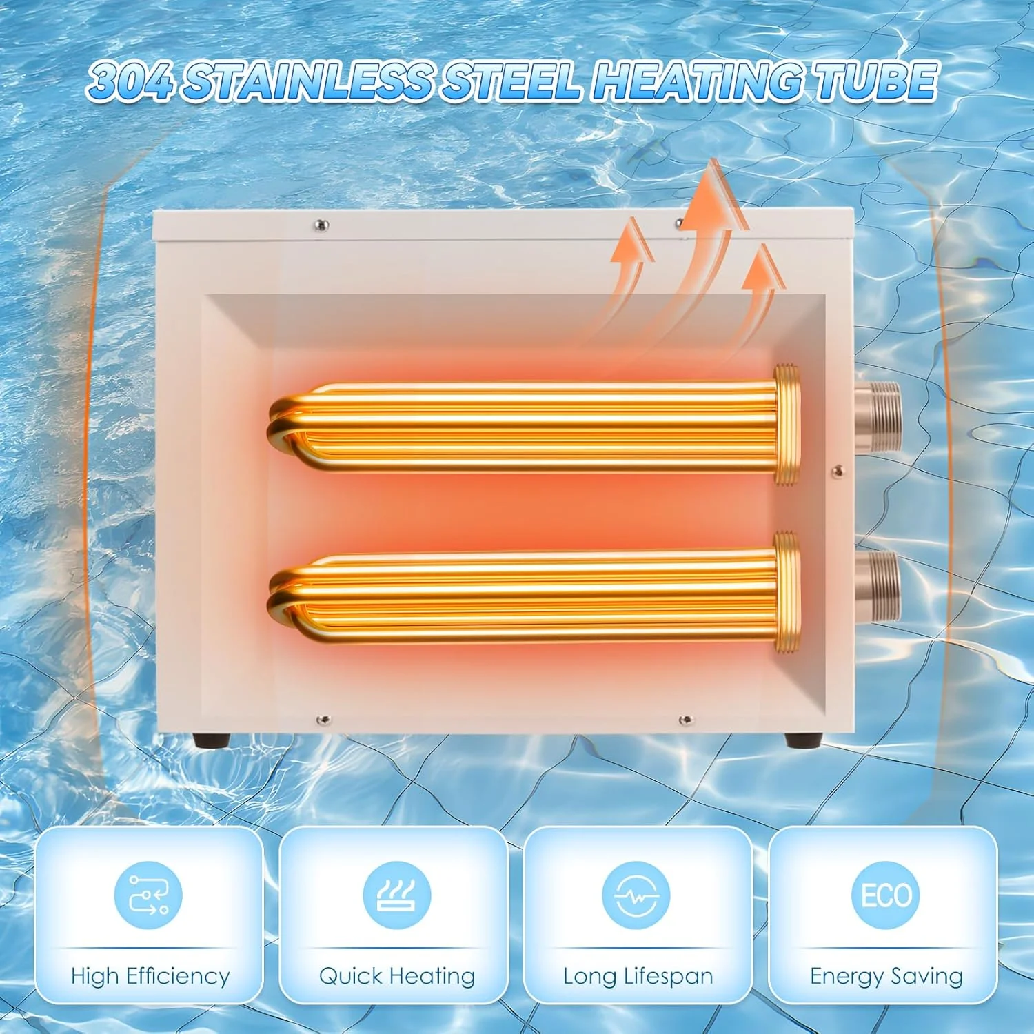 15KW 220V Electric Swimming Pool & Hot Tub Heater – Automatic Temperature Control | 2177031 - Image 3