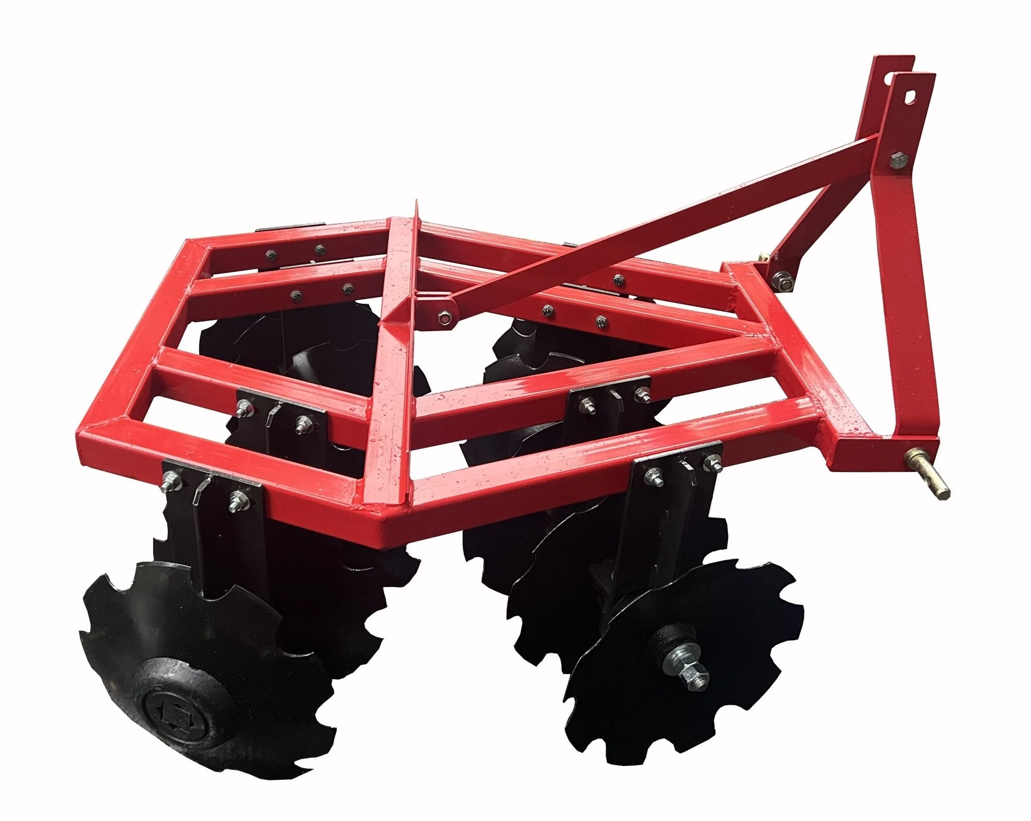 16″ Notched Disc Plow Harrow – 6 ft & 4 ft Q235 Steel, Category 0/1 Garden Tractor Hitch, Rust-Resistant - Image 2