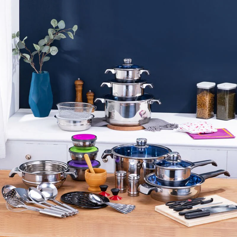 173 Piece Stainless Steel Cookware Set 201 Grade Complete Kitchen Set T0027 - Image 6