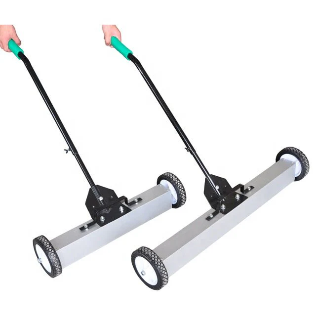 18" & 36" Magnetic Handle Sweepers – Heavy Duty Nail & Metal Debris Pickup Tools for Construction and Garage | 112018 / 112036 - Image 4
