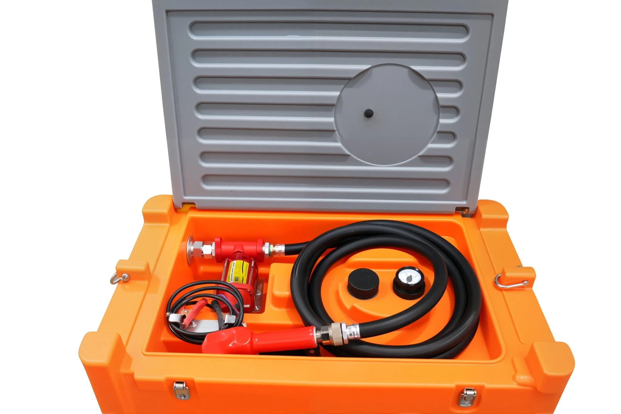 180 Litre Portable Gasoline & Diesel Fuel Tank with 12V DC Fuel Transfer Pump, 4m Delivery Hose & Automatic Shut-Off Nozzle GTK200 - Image 3