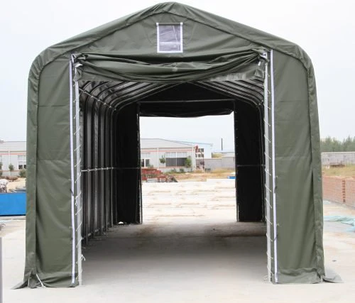 18x50x17 FT RV & Truck Fabric Storage Shelter – Heavy-Duty PVC Building 185017P - Image 5
