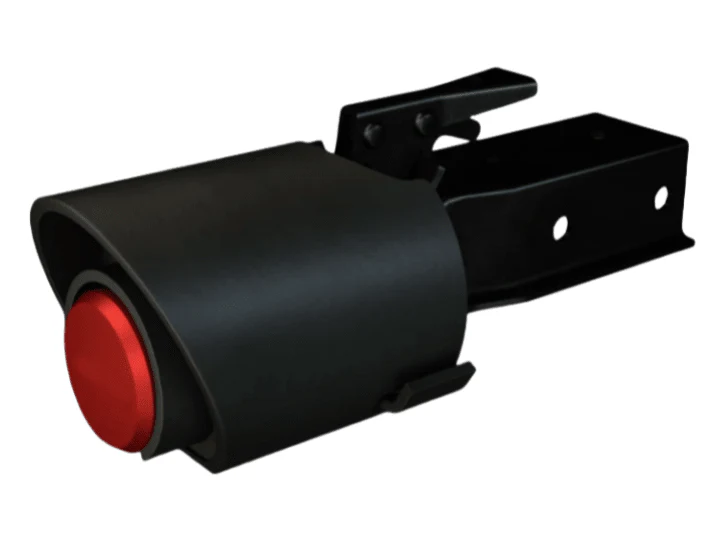 2-5/16" Trailer Coupler Lock with Weatherproof Shield, Heavy Duty Carbon Steel Hitch Lock, Red – TCL02526V - Image 2