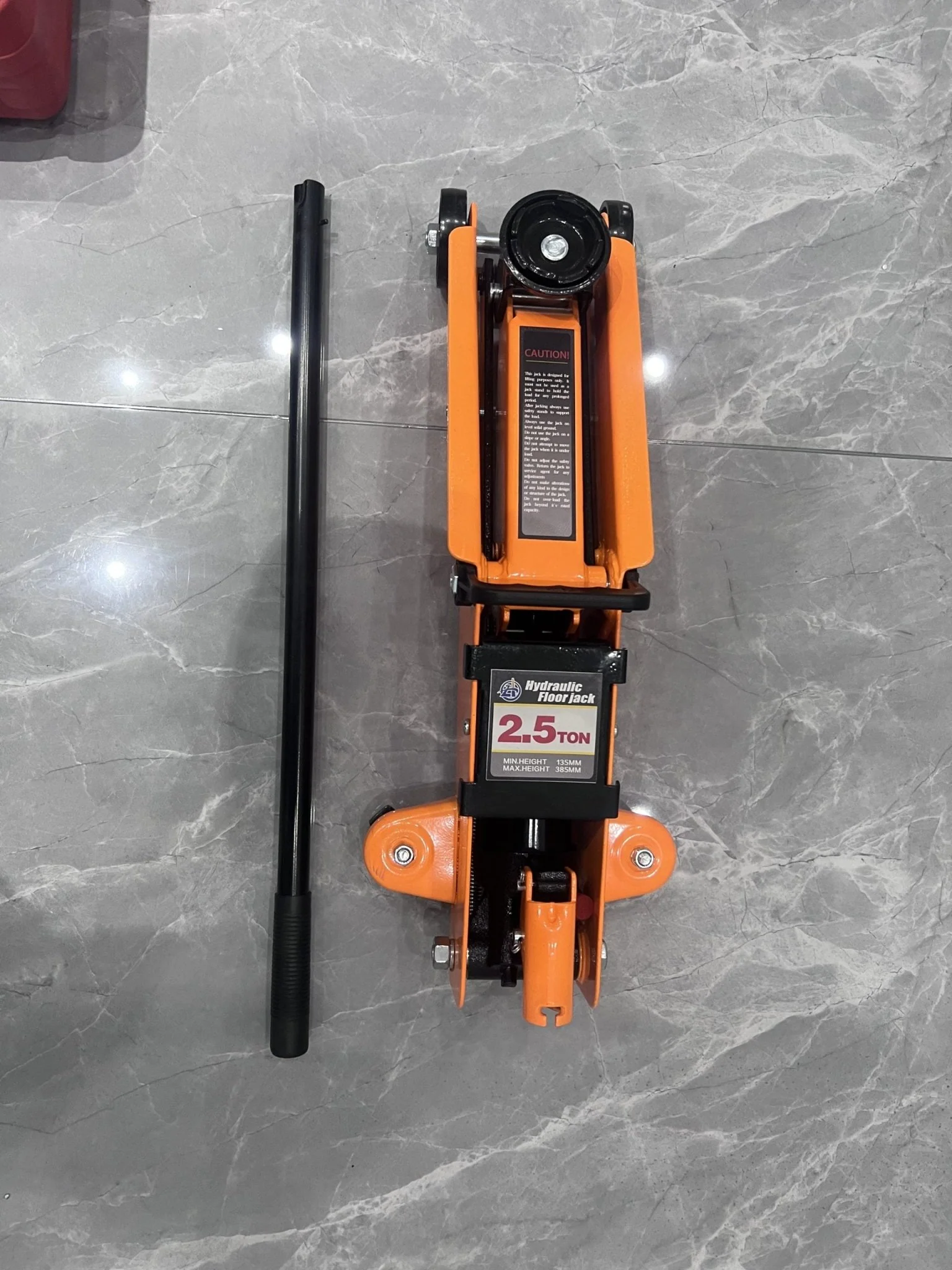 2.5 Ton Steel Hydraulic Floor Jack – 5,500 LB Capacity | Model 25TFJ