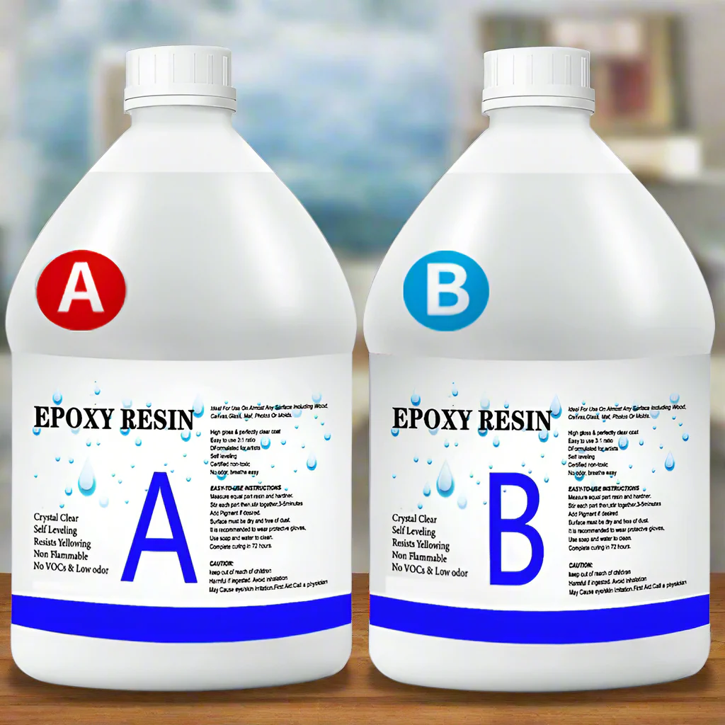 New 1:1 Crystal Clear Epoxy Resin Coating Kit – 2 Gallon 250307