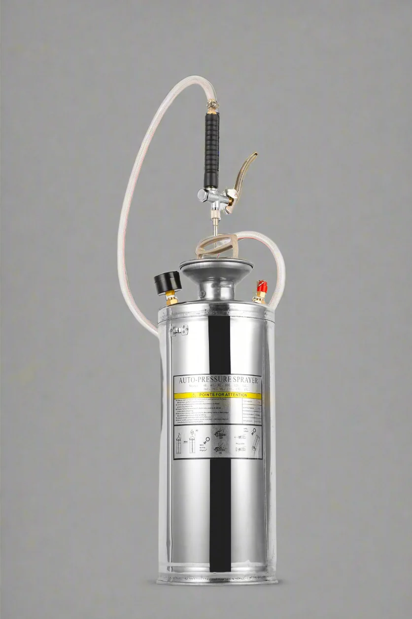 2-Gallon Stainless Steel Pressure Sprayer – Heavy-Duty for Garden, Pest Control & Industrial Use | Model SSS02G