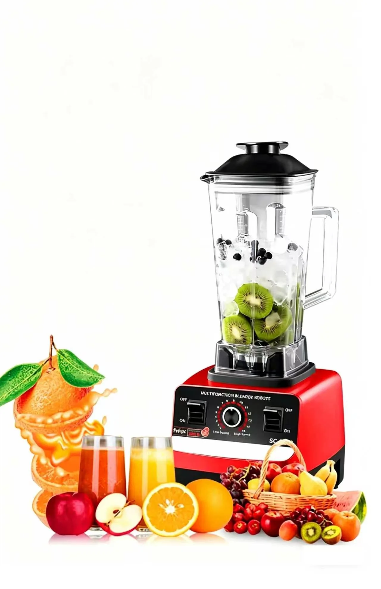 2-in-1 Fruit Blender & Grinder Smoothie Maker 110V RSE319 - Image 9