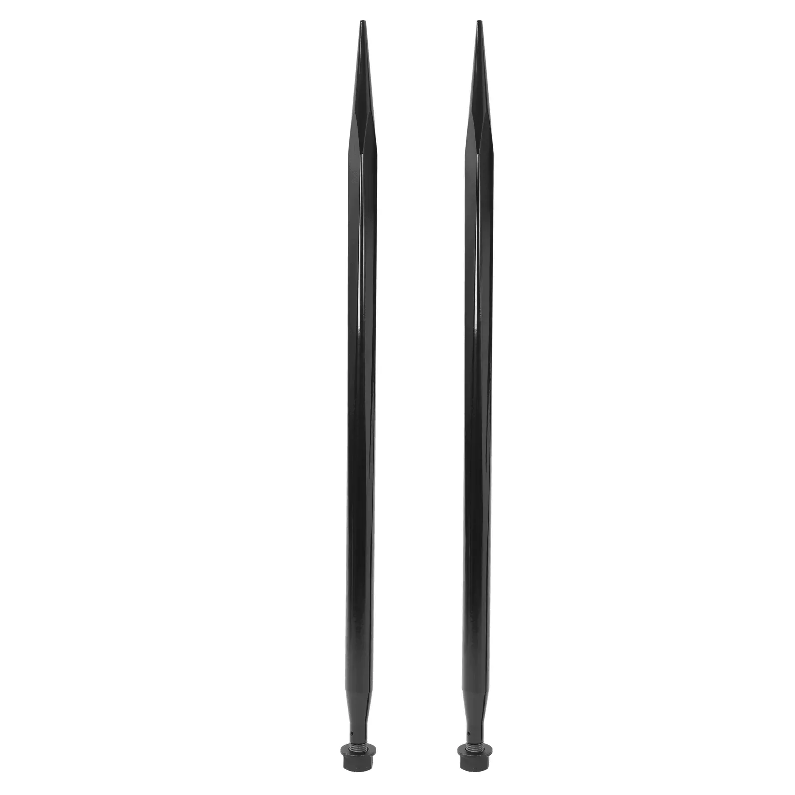 2 Pack Hay Spike 49 In Square Bale Spear Skid Steer Tractor 9000 Lb LYOM40542BK - Image 4