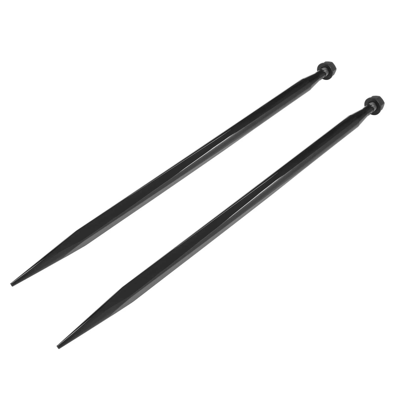 2 Pack Hay Spike 49 In Square Bale Spear Skid Steer Tractor 9000 Lb LYOM40542BK - Image 5