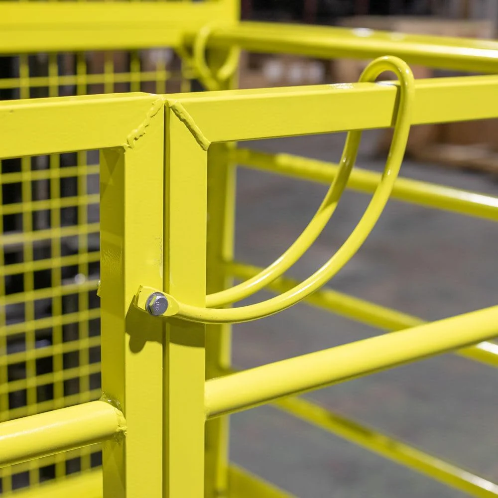 2-Person Forklift Safety Cage – 1,200 lb Lift Capacity Work Platform 9194534 - Image 3