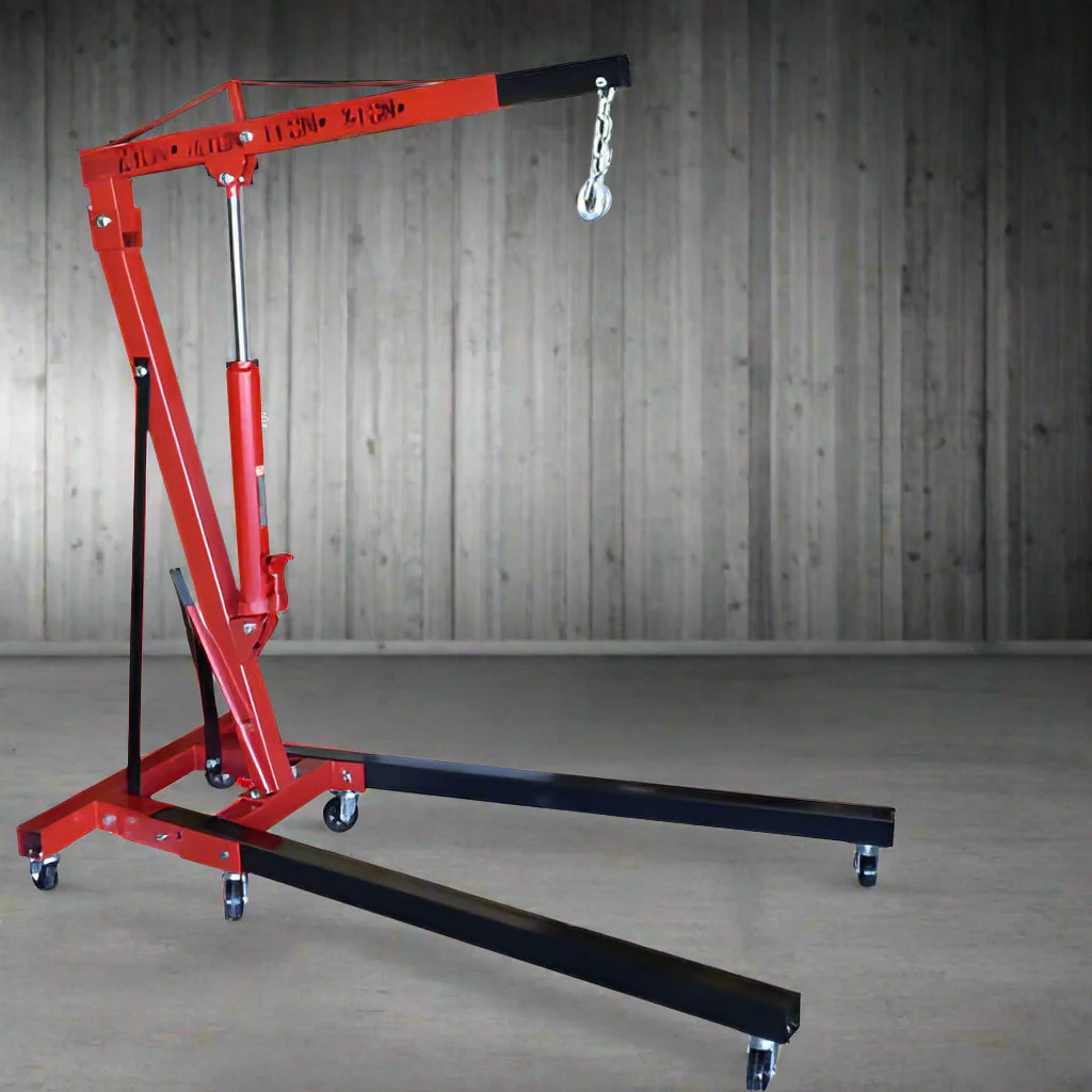 New 2 Ton Folding Hydraulic Engine Crane – Heavy-Duty Engine Hoist 2HEC - Image 3