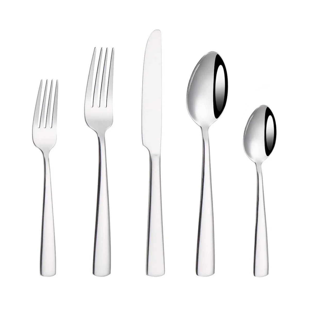 20-Piece Stainless Steel Flatware Set Mirror Finish 18/0 Cutlery Service for 4 TD1258