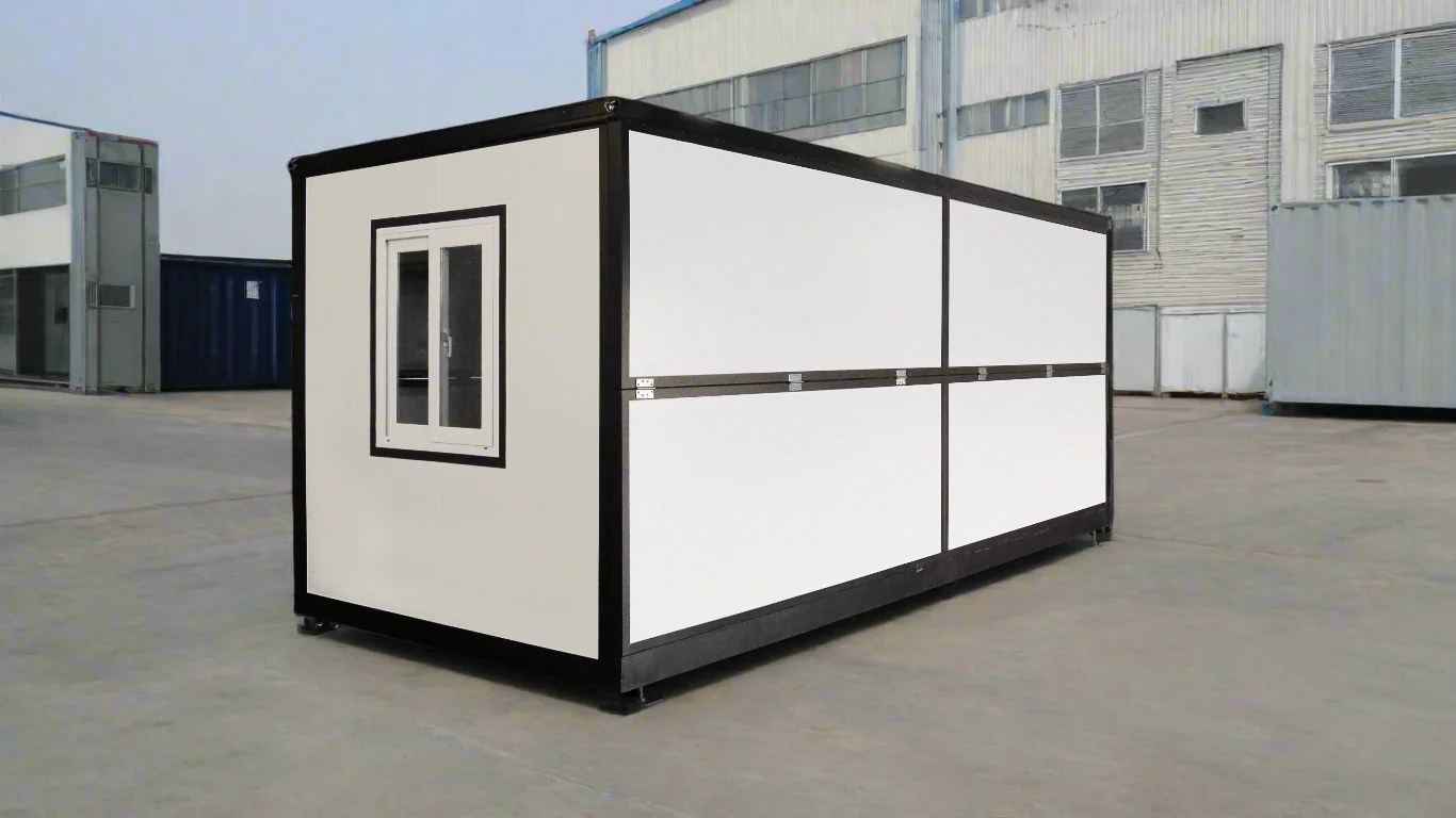 20 FT Insulated Folding Mobile Office Container – Portable Modular Workspace with Windows & Locking Door SU256131 - Image 3