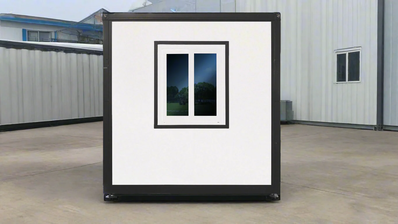 20 FT Insulated Folding Mobile Office Container – Portable Modular Workspace with Windows & Locking Door SU256131 - Image 4