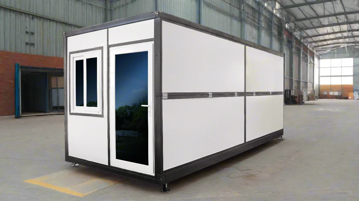 20 FT Insulated Folding Mobile Office Container – Portable Modular Workspace with Windows & Locking Door SU256131 - Image 7