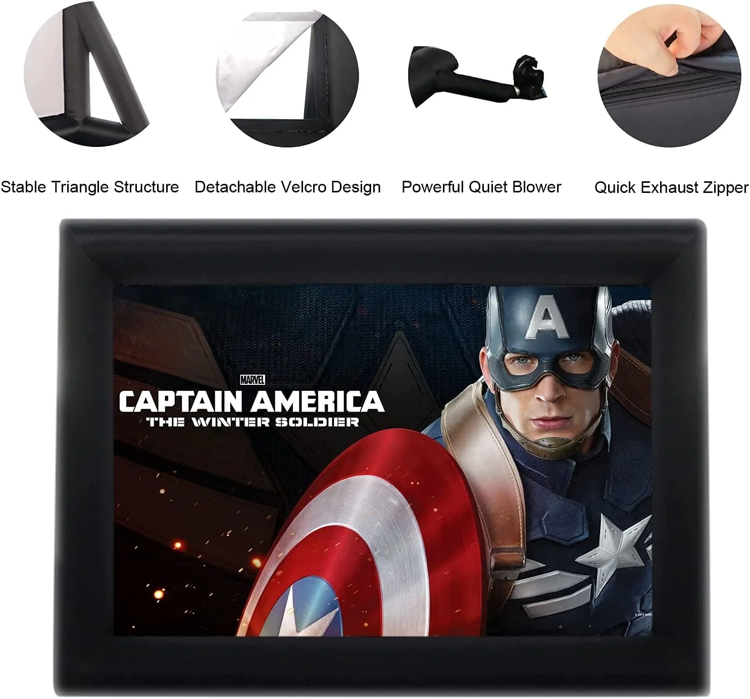 20-Foot Inflatable Movie Projector Screen – Outdoor Cinema Setup (Model S3137) - Image 3