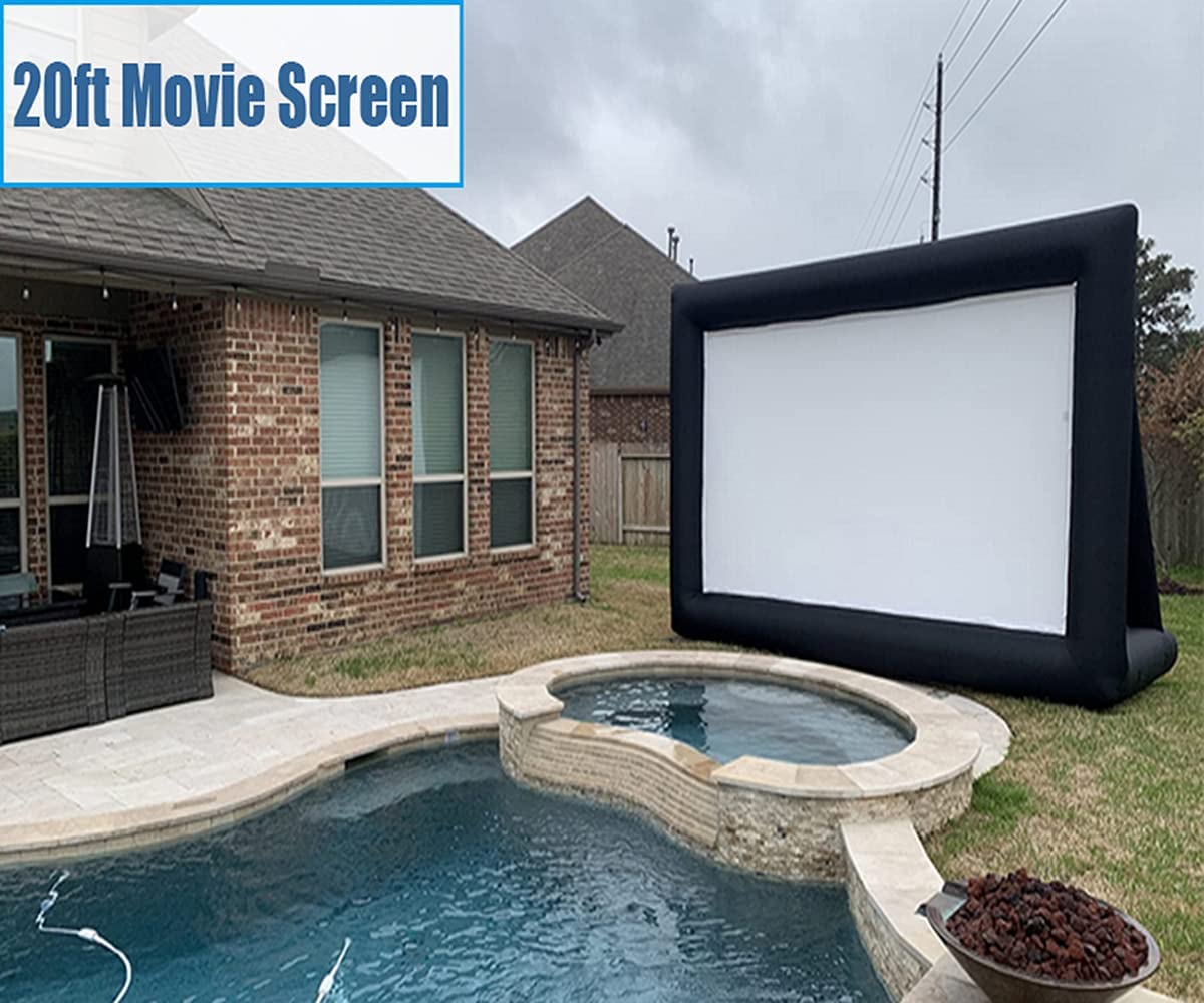 20-Foot Inflatable Movie Projector Screen – Outdoor Cinema Setup (Model S3137) - Image 7