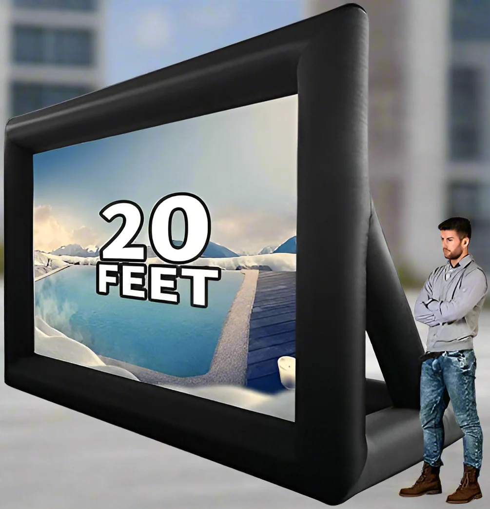 20-Foot Inflatable Movie Projector Screen – Outdoor Cinema Setup (Model S3137) - Image 9