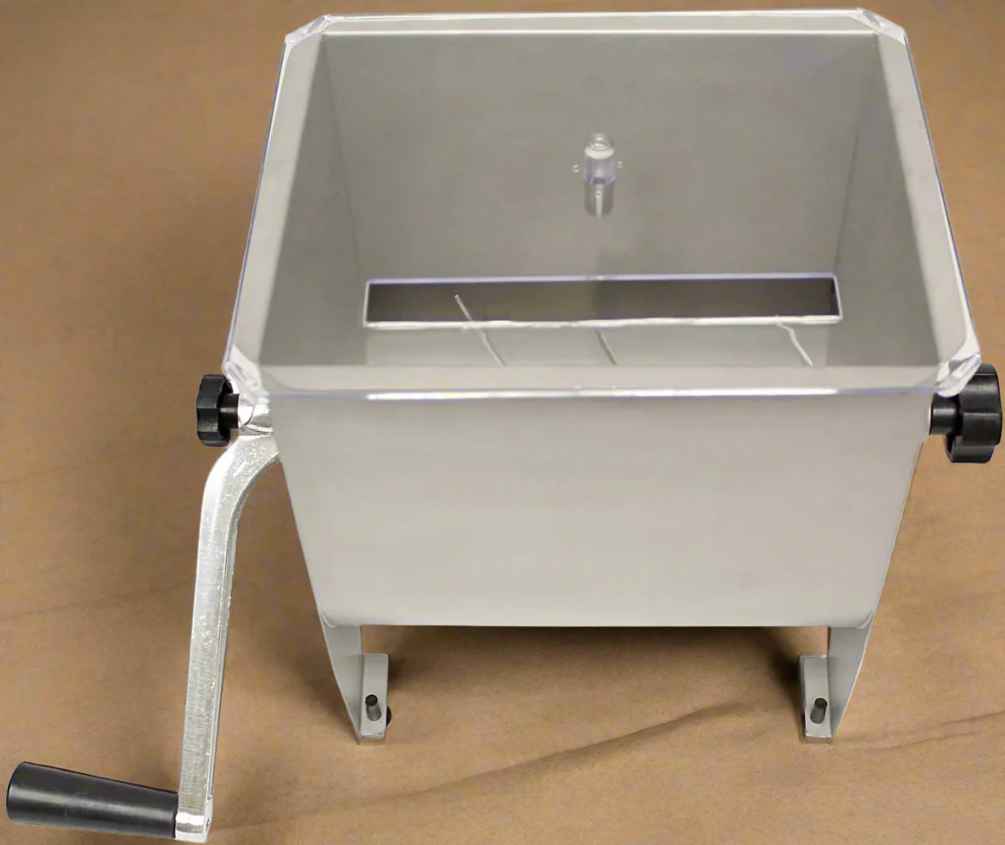 20 LB Stainless Steel Manual Meat Mixer – Hand Crank Food Processor | Model BR102 - Image 5