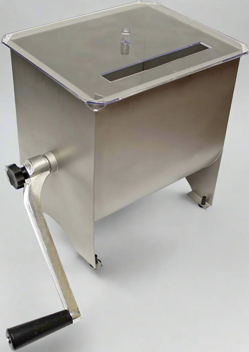 20 LB Stainless Steel Manual Meat Mixer – Hand Crank Food Processor | Model BR102 - Image 8