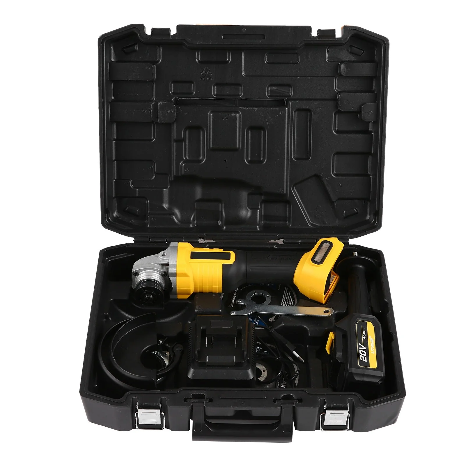 20V Cordless Angle Grinder 115mm – Electric Grinder with Battery & Charger AG20V115 - Image 2
