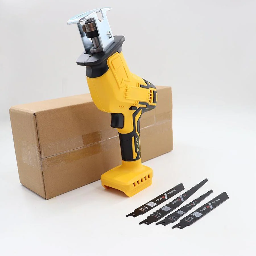 20V Cordless Jig Saw with 4 Blades – DeWalt Compatible Electric Jigsaw Tool JS20V04