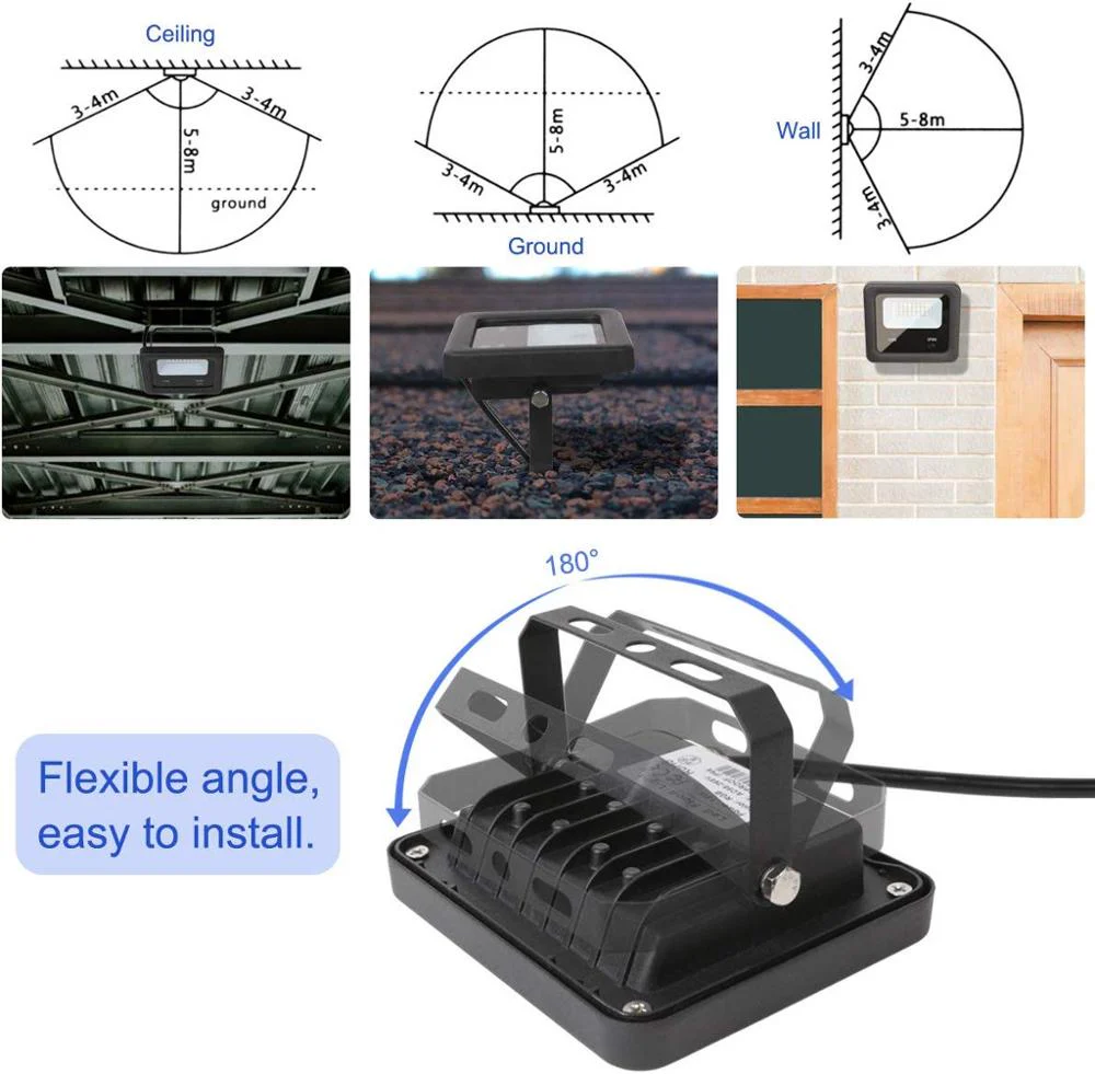 20W Bluetooth RGB LED Flood Light – APP Control, IP66 Waterproof 820WFL - Image 4