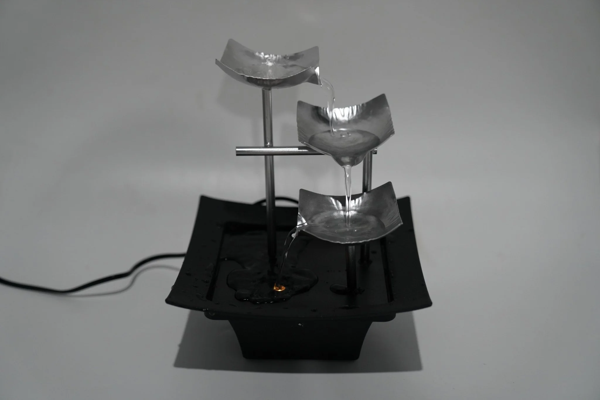 21" Indoor LED Tabletop Water Fountain with ETL Pump & 6 ft Cable CA191128 - Image 2