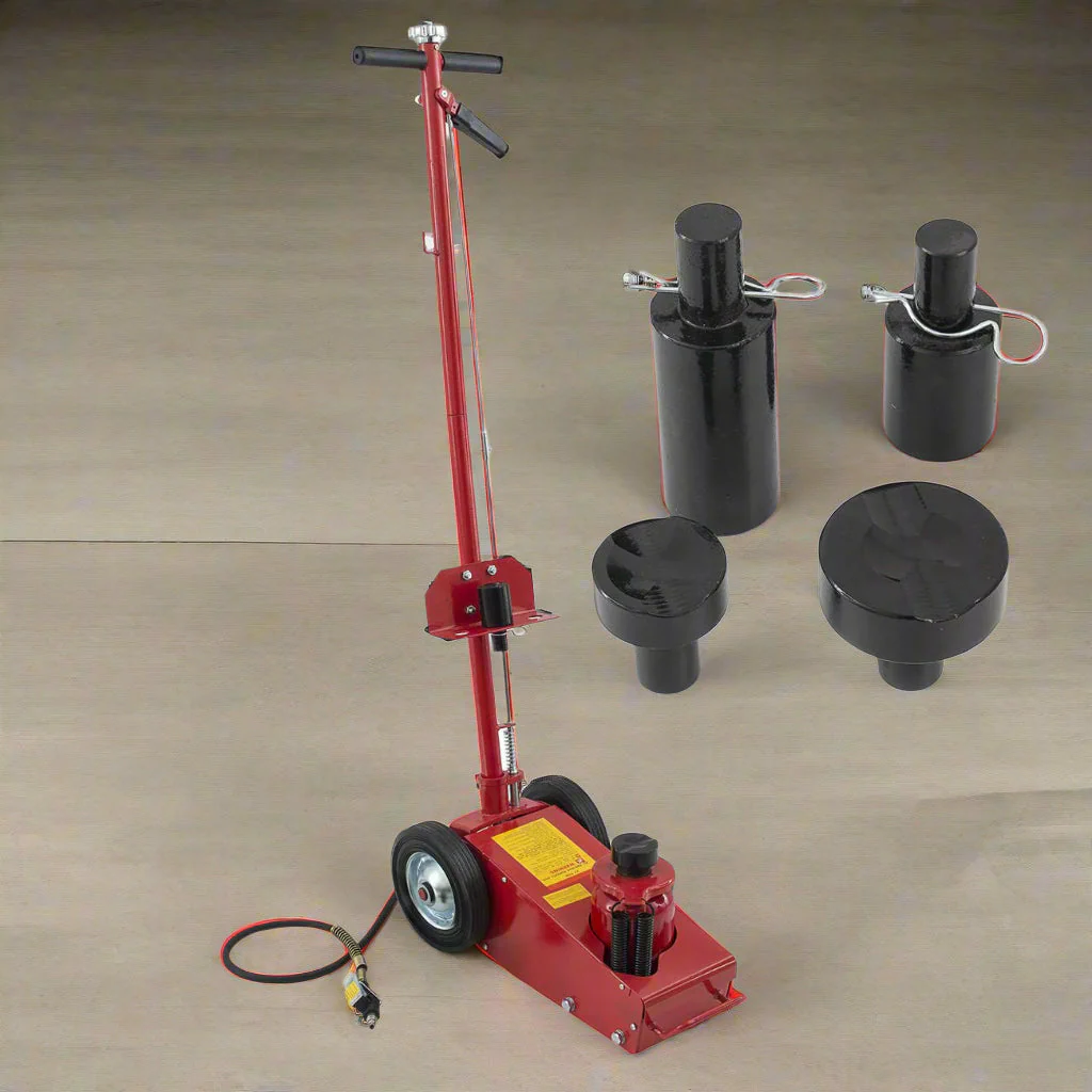 22 & 35 Ton Air Hydraulic Floor Jack – Heavy-Duty Lift for Trucks & Equipment - Image 4