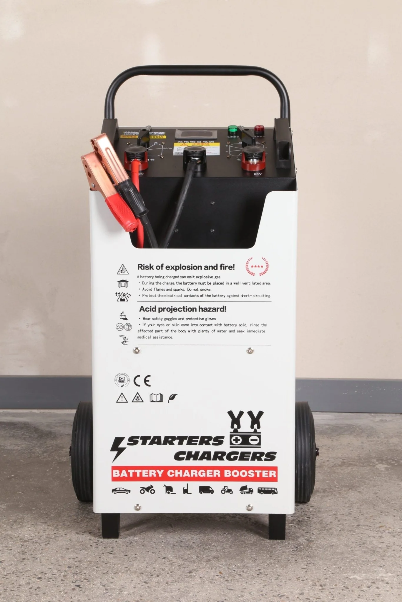 New 220V 3500A 12 & 24V Battery Booster Quick Start Charger F3500A - Image 5
