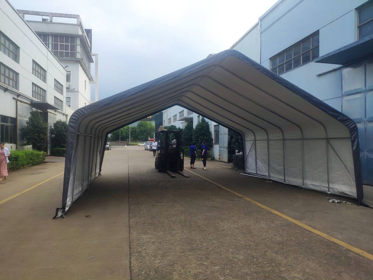 22x24x12 FT Heavy-Duty Outdoor Canopy Shelter for Hay, Livestock, Boats & Equipment 1030556 - Image 3