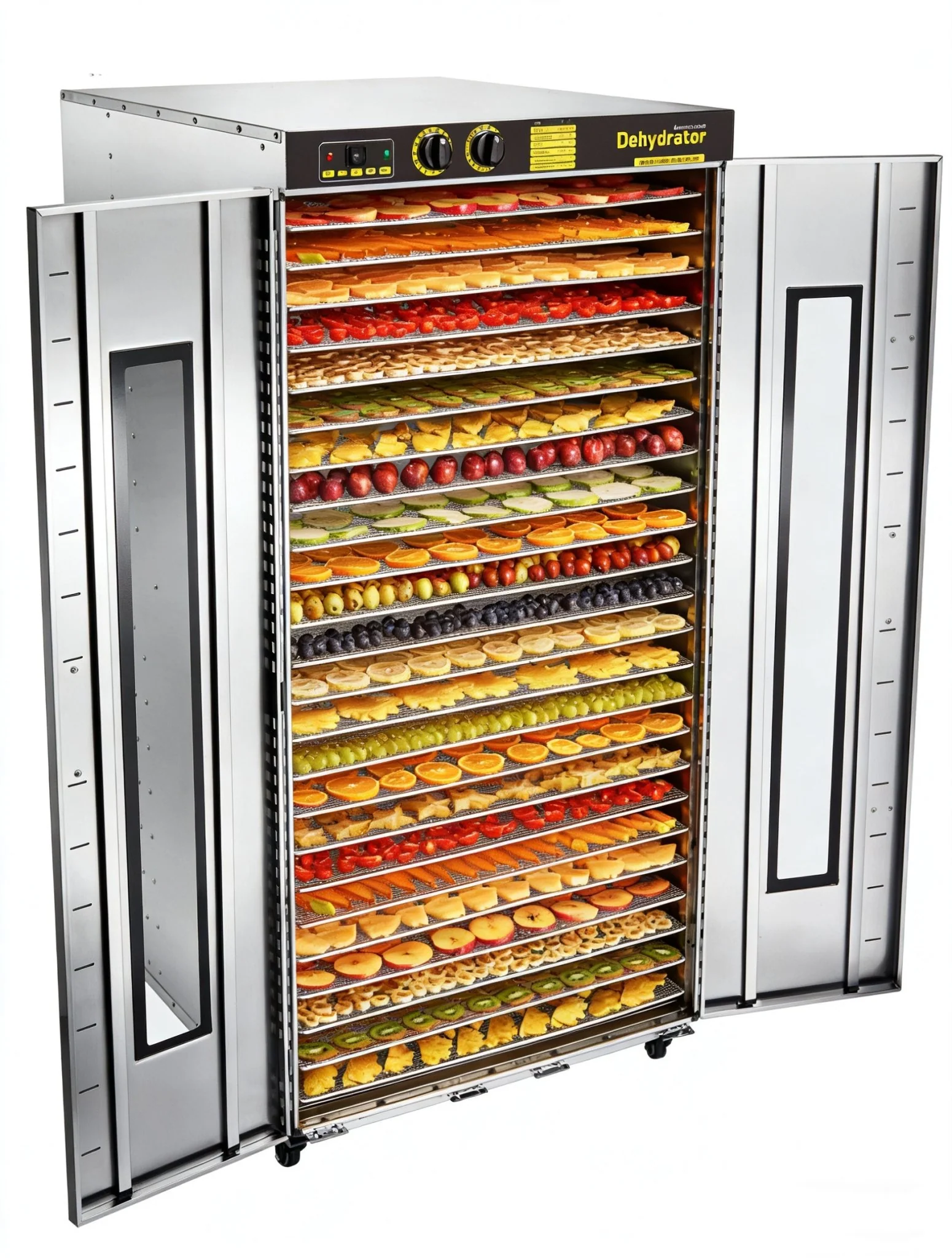 24-Layer Stainless Steel Food Dehydrator – Commercial 110V with Digital Display | 1127203 - Image 3