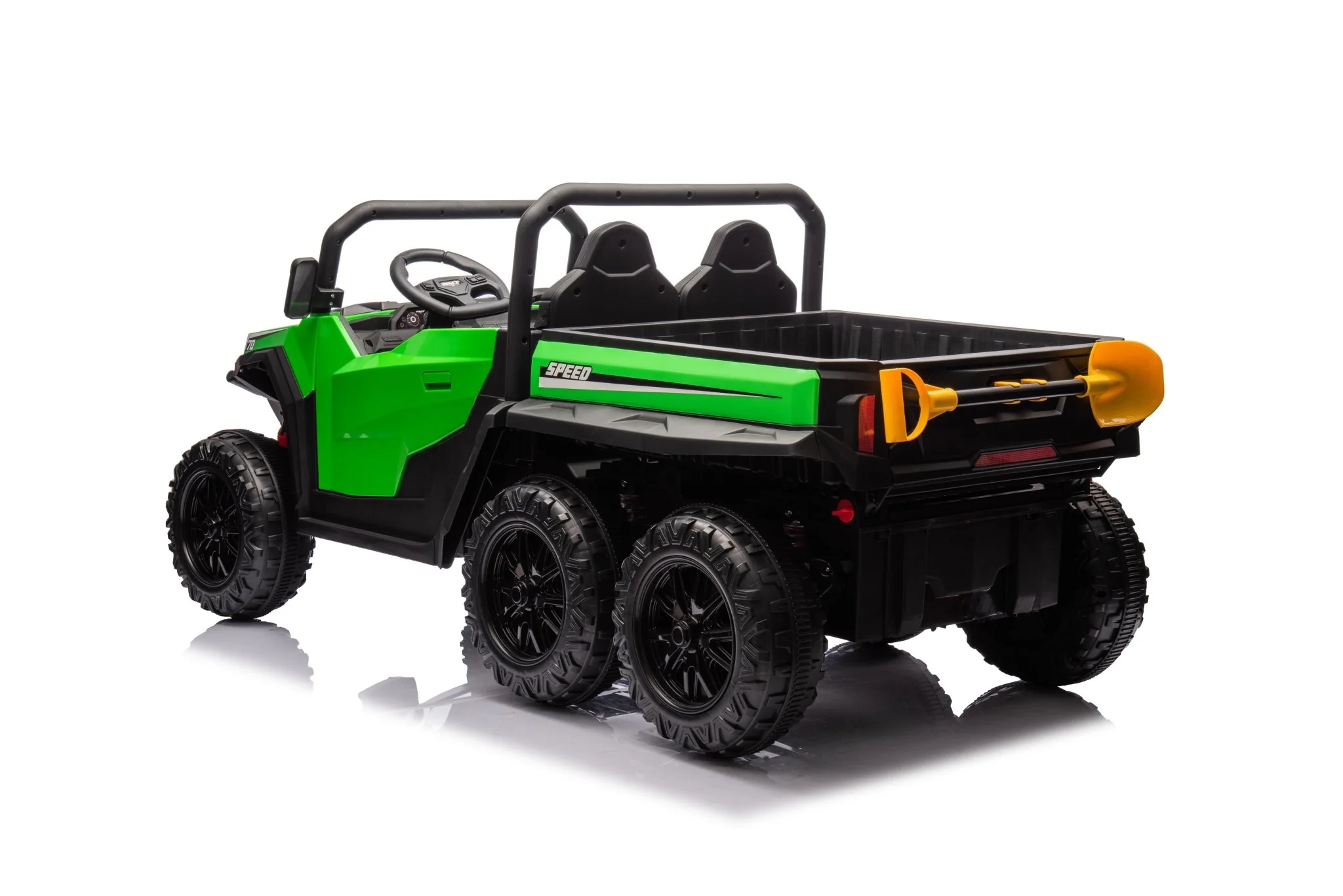 24 V Six-Wheel UTV Ride-On Truck – Leather Seat, EVA Wheels, 550 W Motors, Remote Control - Image 10
