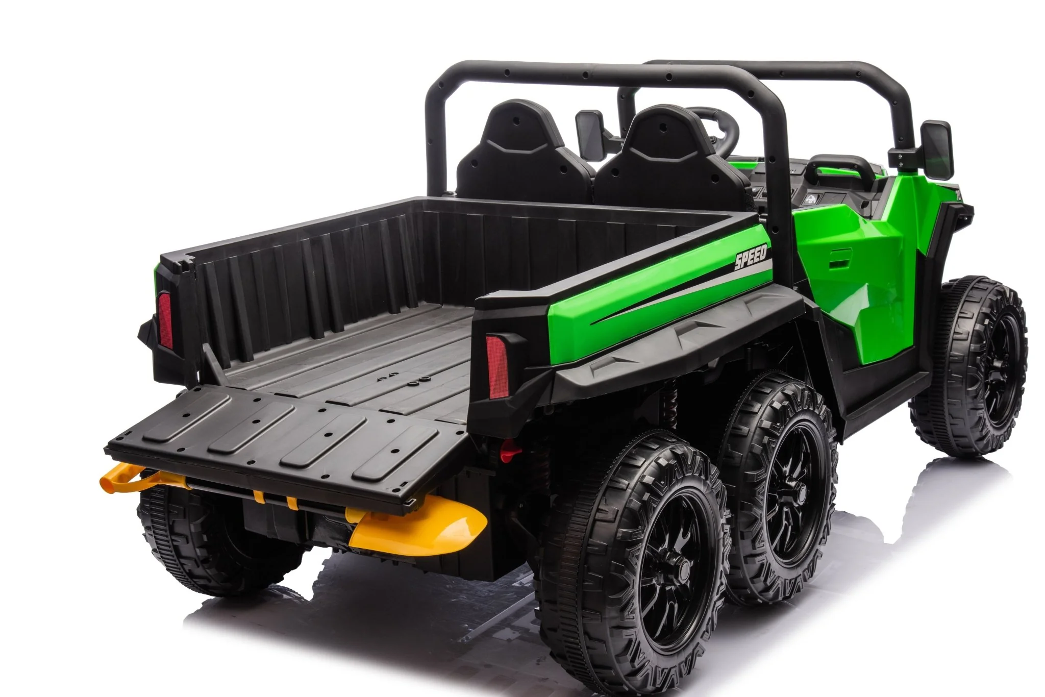 24 V Six-Wheel UTV Ride-On Truck – Leather Seat, EVA Wheels, 550 W Motors, Remote Control - Image 12