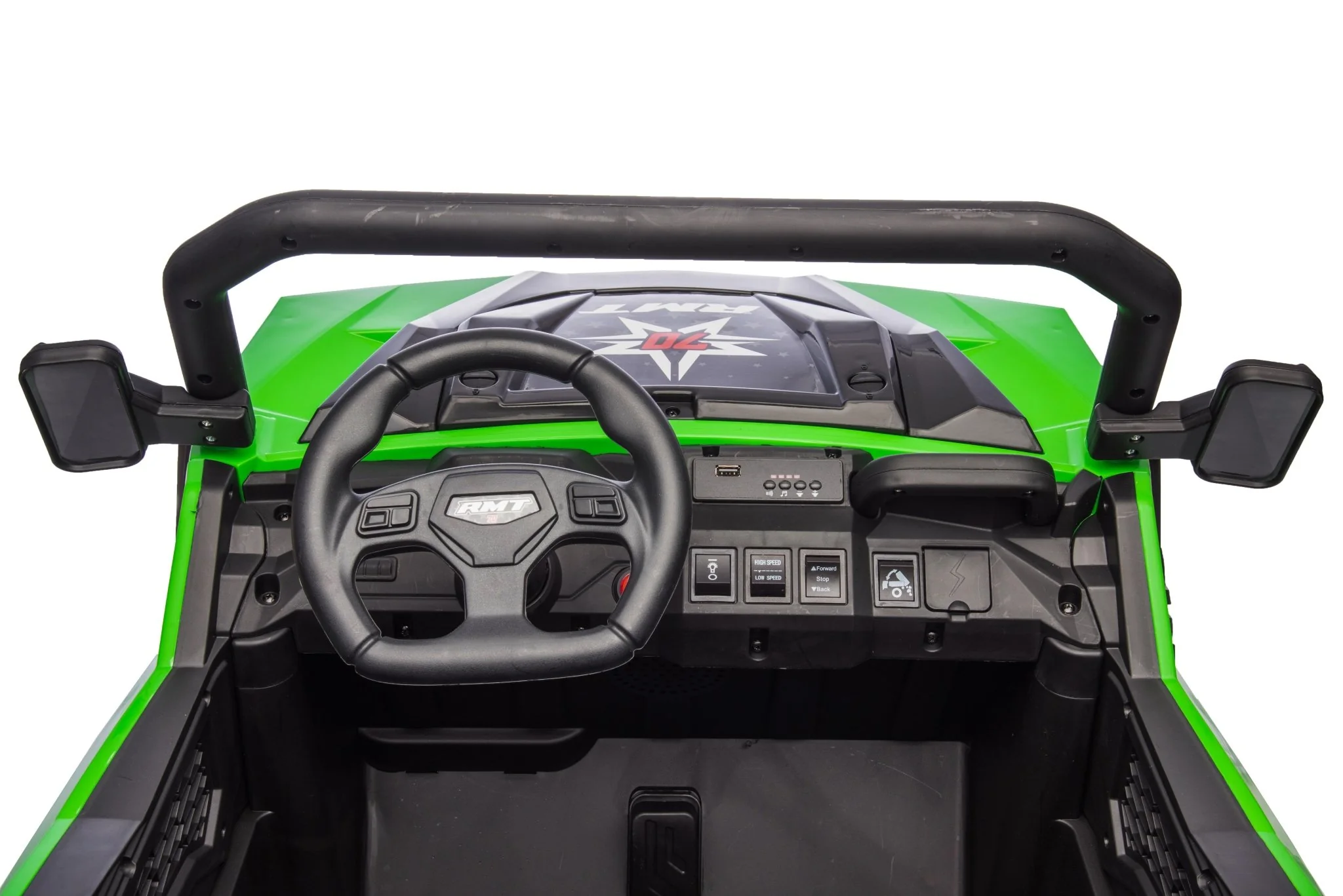 24 V Six-Wheel UTV Ride-On Truck – Leather Seat, EVA Wheels, 550 W Motors, Remote Control - Image 13