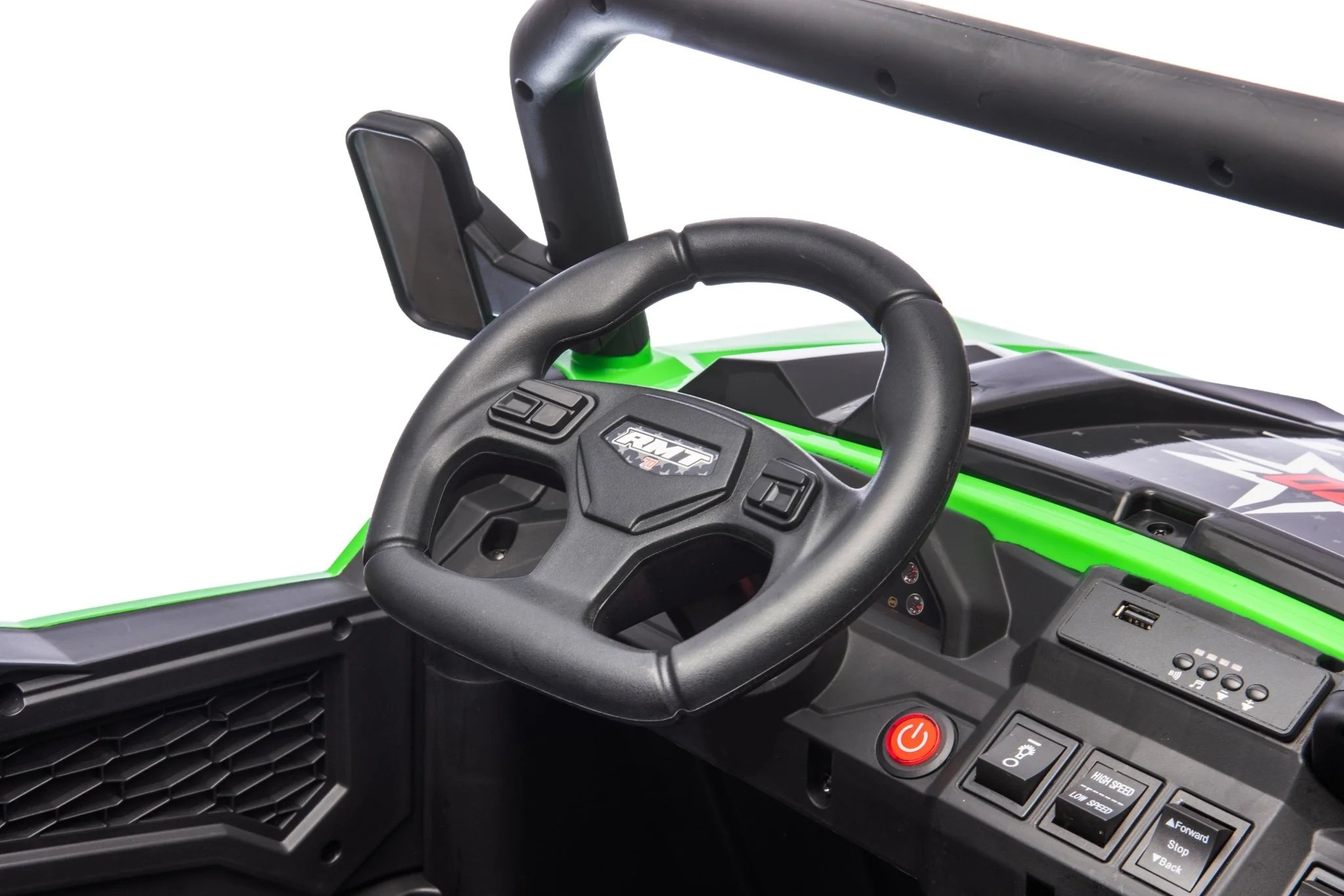 24 V Six-Wheel UTV Ride-On Truck – Leather Seat, EVA Wheels, 550 W Motors, Remote Control - Image 14