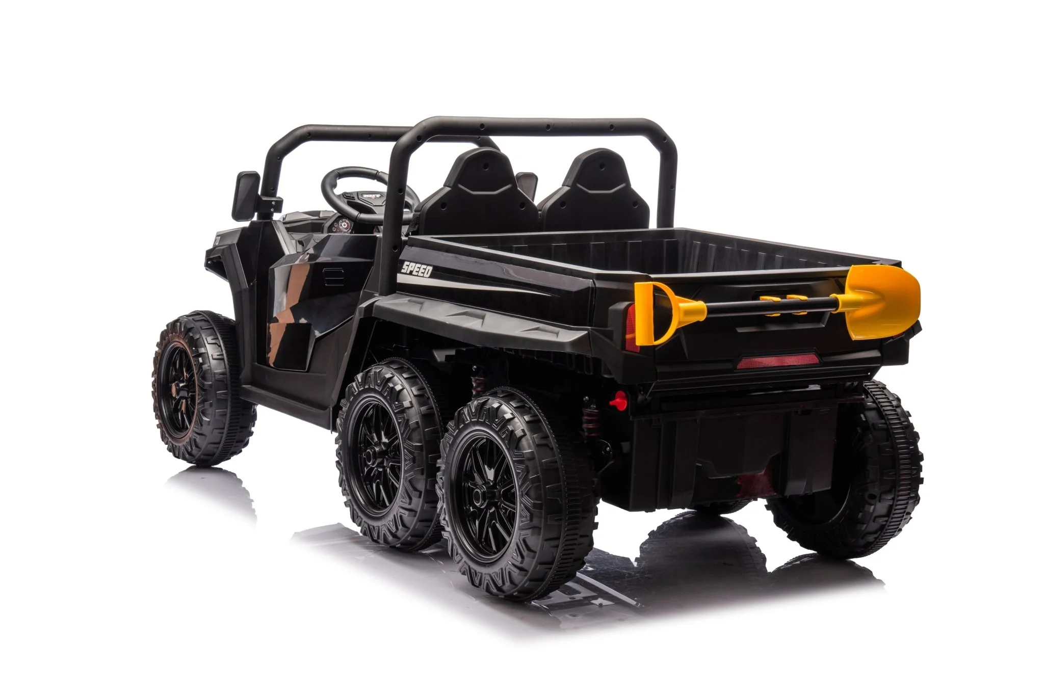 24 V Six-Wheel UTV Ride-On Truck – Leather Seat, EVA Wheels, 550 W Motors, Remote Control - Image 5