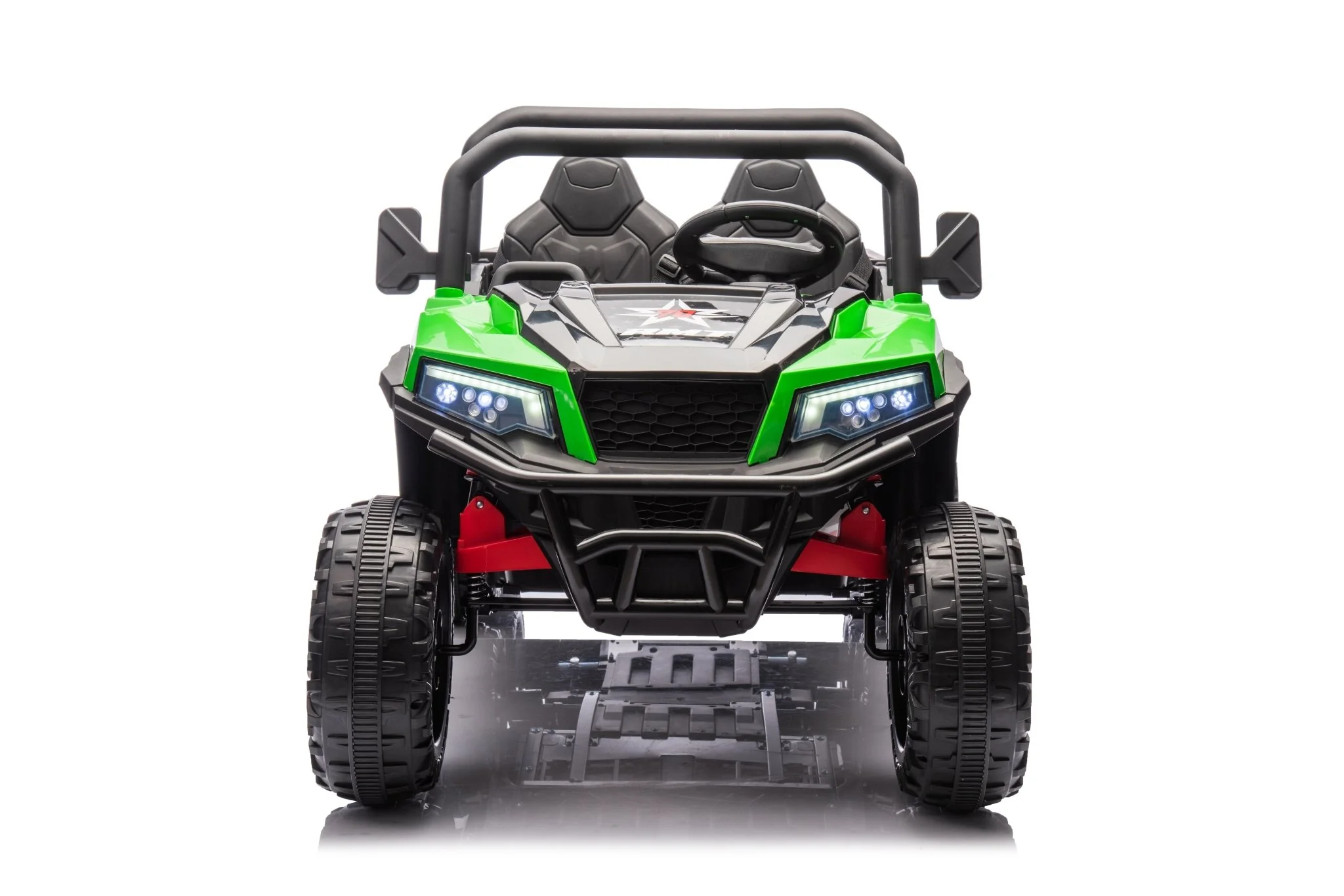 24 V Six-Wheel UTV Ride-On Truck – Leather Seat, EVA Wheels, 550 W Motors, Remote Control - Image 7