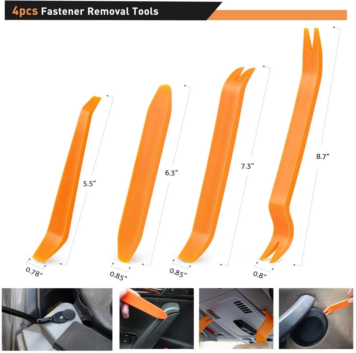 240 PCS Auto Body Push Pin Rivet Kit with Fastener Remover Tool S1100 - Image 6