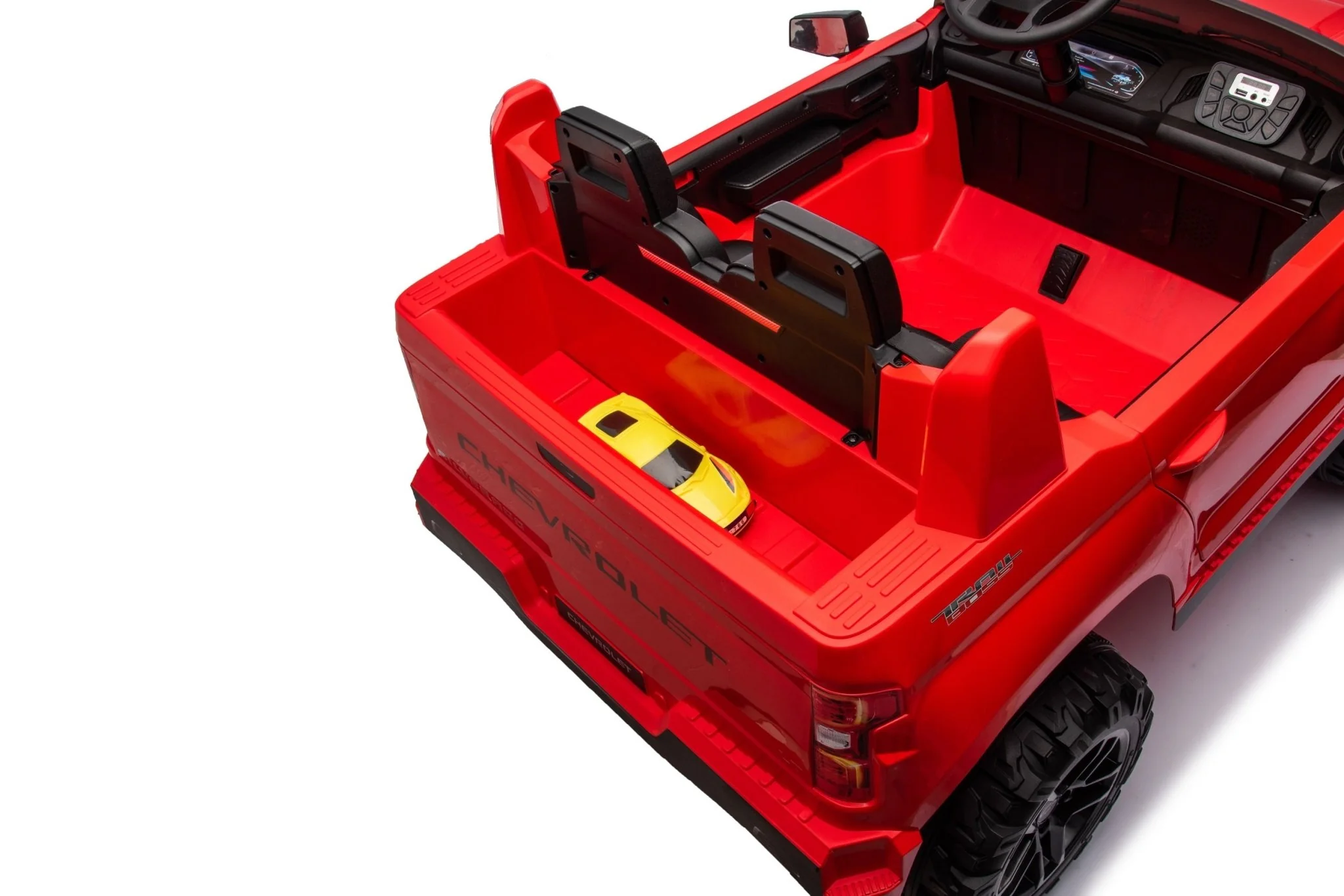 24V Chevrolet Kids Ride-On Pickup Truck – Remote Control, Leather Seat, Bluetooth | SKU 7109065 - Image 3