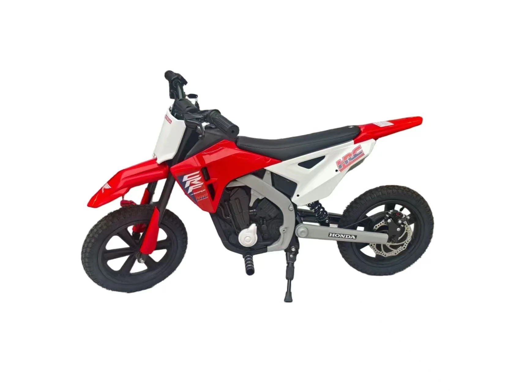 24V Kids Electric Dirt Bike – 250W Motocross Motorcycle with 14" Tires in Green & White or Red & White - Image 2