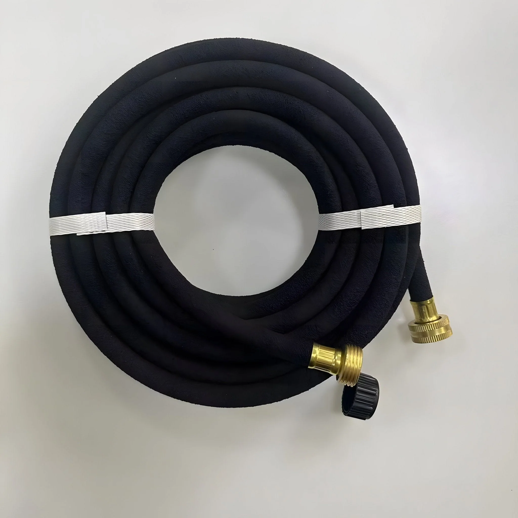 25 FT Soaker Hose with Solid Brass Connectors – 1/2" Heavy Duty Garden Irrigation Hose