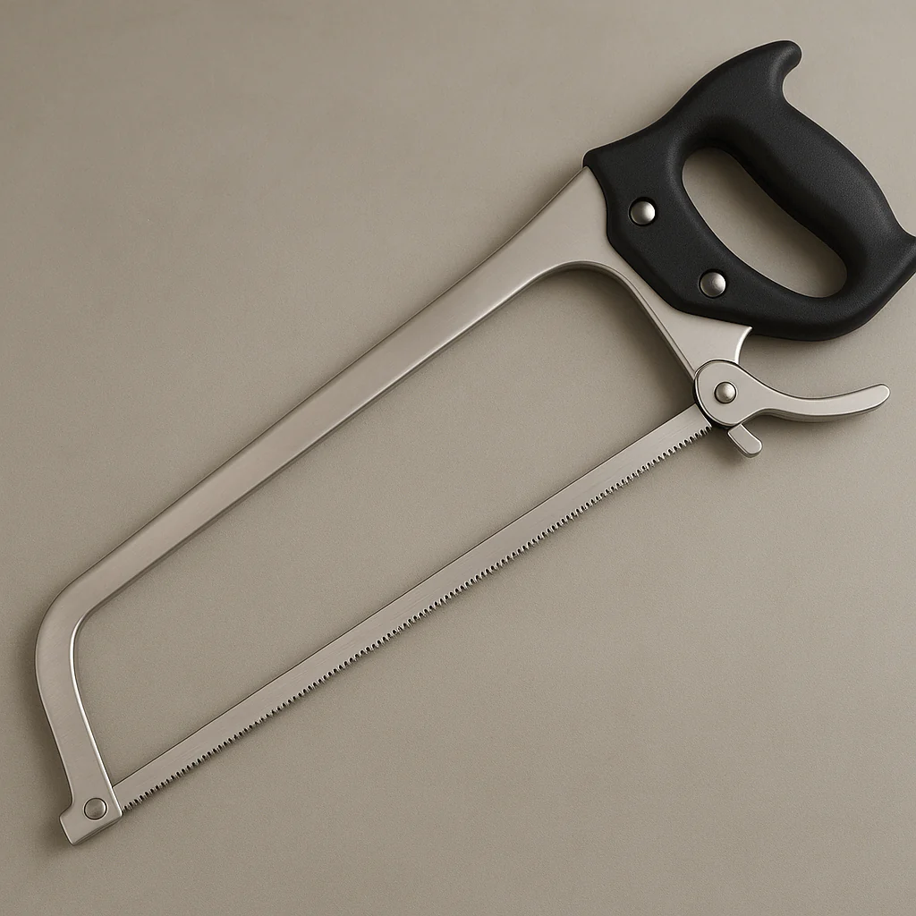 25" Stainless Steel Butcher Bone Saw – Ergonomic Handle & Trigger Lock for Meat Cutting | 1114336