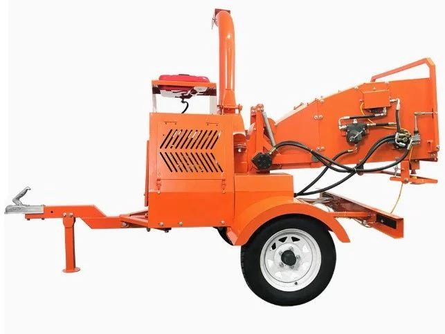 25HP RATO V-Twin Electric Wood Chipper Shredder – Heavy-Duty Gas Power Chipper for Logs & Branches | GWC25 - Image 2