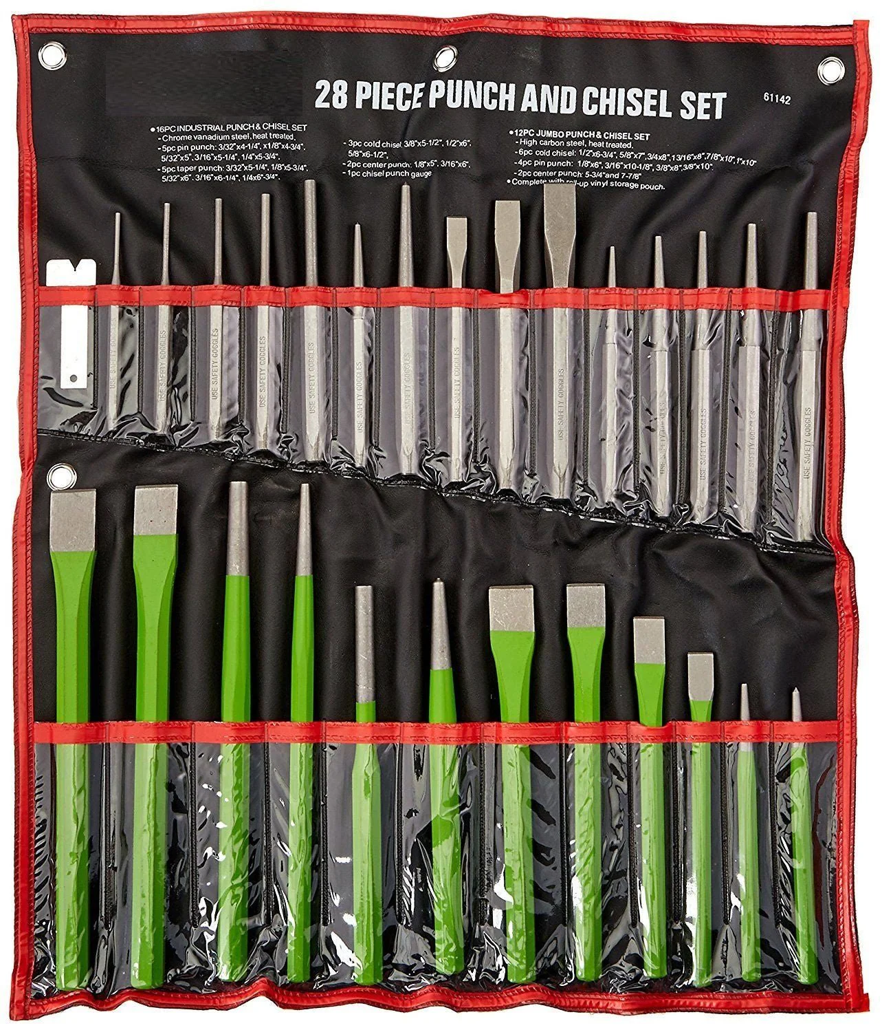 New 28 PC Punch & Chisel Set – Comprehensive Heavy-Duty Tool Kit FTN14074 - Image 2