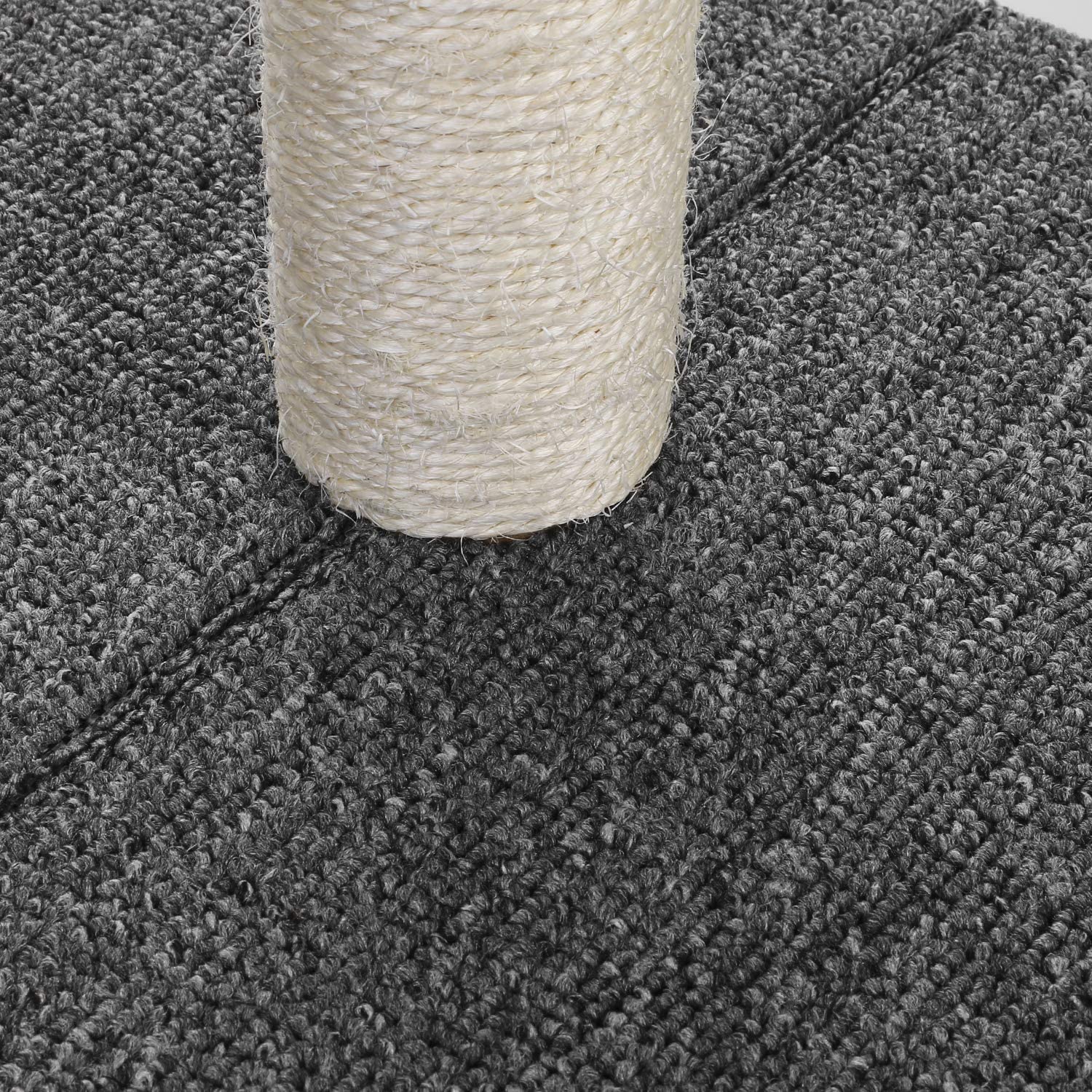 29" Tall Cat Scratching Post – Heavy-Duty Sisal Cat Scratcher with Stable Carpeted Base AMCT01 - Image 2