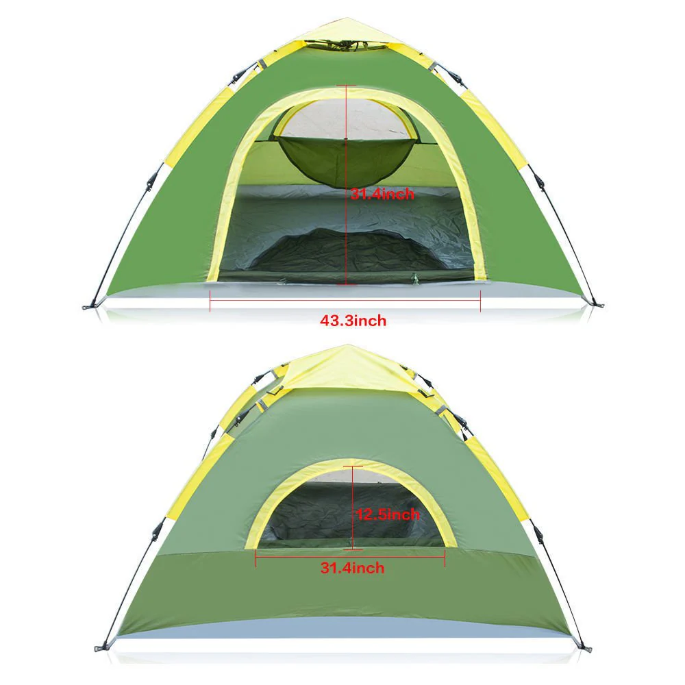 3–4 Person Waterproof Pop-Up Camping Tent – Instant Setup Dome Tent for Outdoor & Hiking (Model POP34) - Image 3
